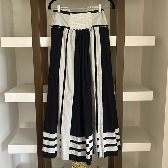 Farm Rio Nature Black Midi Skirt - Picture 4 of 6